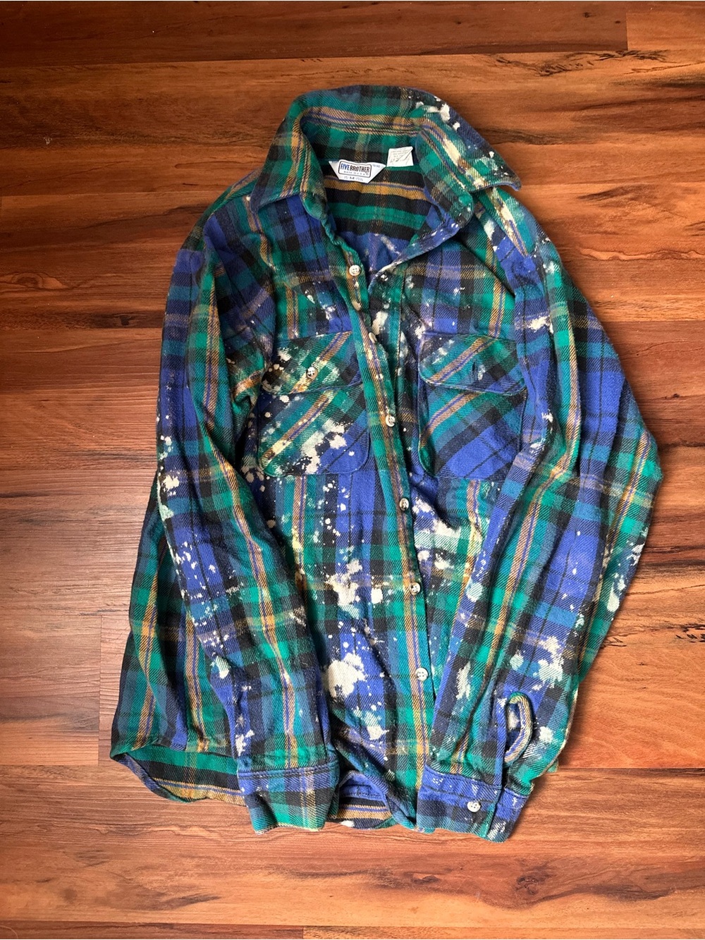 Bleached flannel